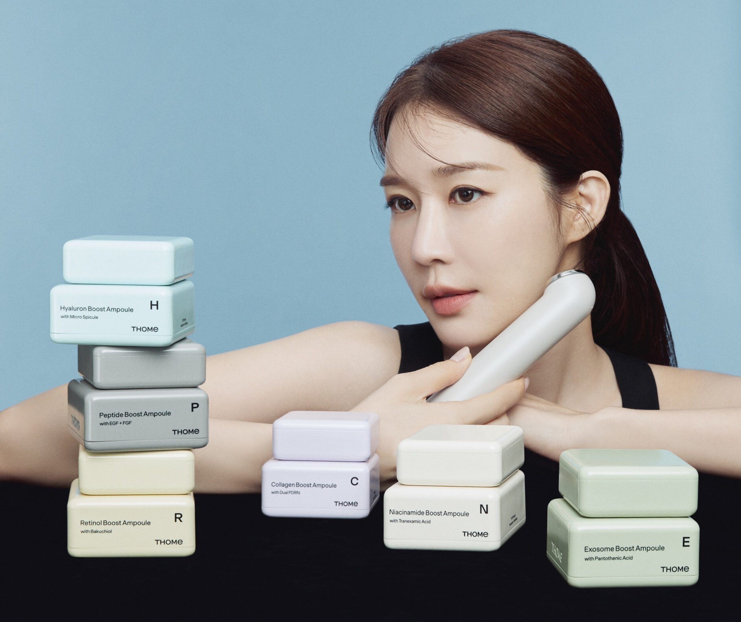 톰(THOME), ‘더글로우’ 뷰티 디바이스 전용 앰플 6종 선봬